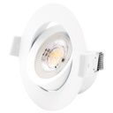 Aro basculante redondo empotrable LED Gonde 7W 3000-4000-6500K Blanco 