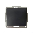 Gamma push switch recessed Black