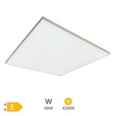 Ubari LED recessed panel 59,5x59,5cm 40W 4200K Without frame