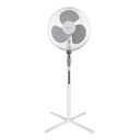 Ventilador de pie Makena con temporizador Ø43cm 45W Blanco 
