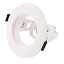 Portalámparas empotrable Ø120mm E27 Blanco 