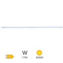 Tubo LED T8 nanoplástico 120cm 17W 4000K 