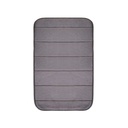 Alfombra de baño de espuma 40x60cm Gris