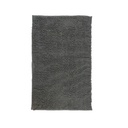 Alfombra de baño de chenilla 80x50cm Gris