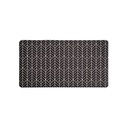 PVC kitchen mat 44x120cm Black/white