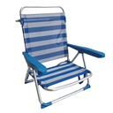 Silla de playa plegable pequeña multiposición