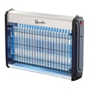 Mata insectos eléctrico Dodoma 2x4W Gris/Negro 