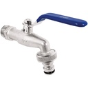 Garden bibcock valve anti-freezing 3/4"x1" and quick conector 1/2"