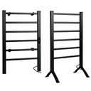 Sèche-serviettes 2 en 1 Hadim avec minuterie Max. 100W Noir